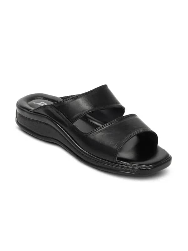 Coolers Men Black Sandals