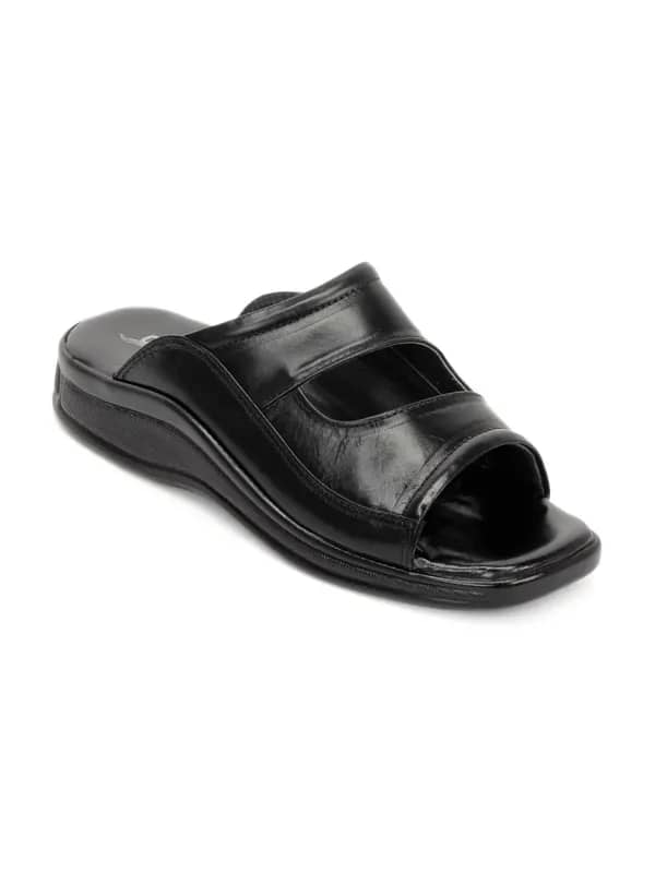 Coolers Men Black Sandals
