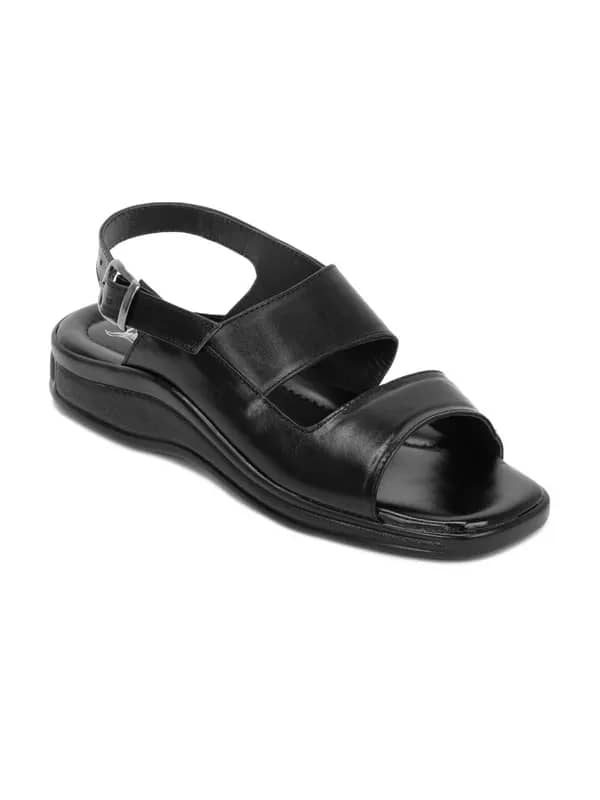 Coolers Men Black Sandals