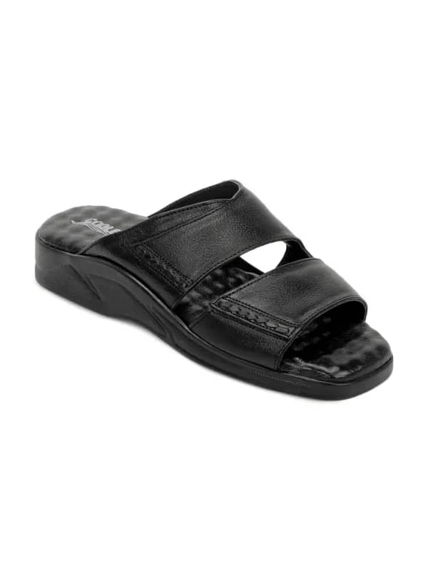 Coolers Men Black Sandals