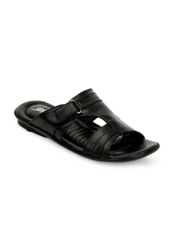 Coolers Men Black Sandals