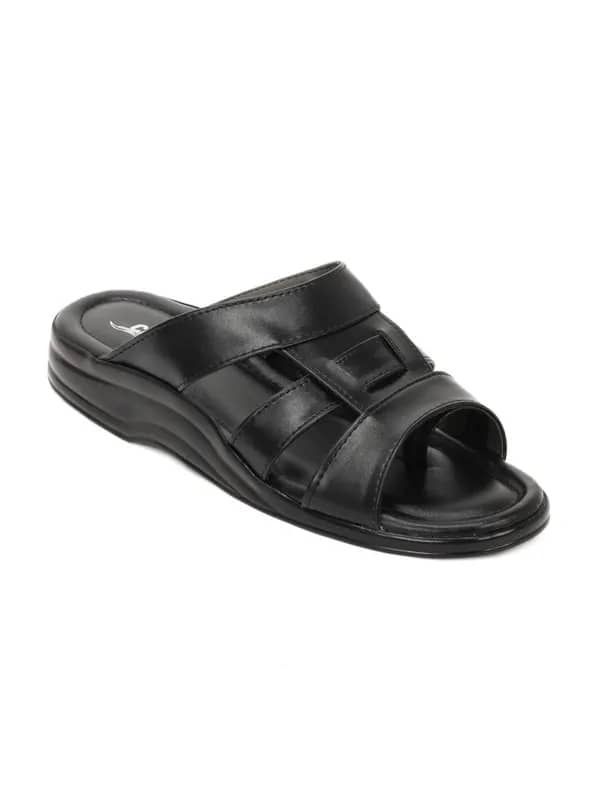Coolers Men Black Sandals