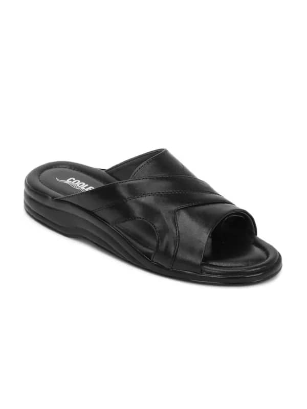 Coolers Men Black Sandals