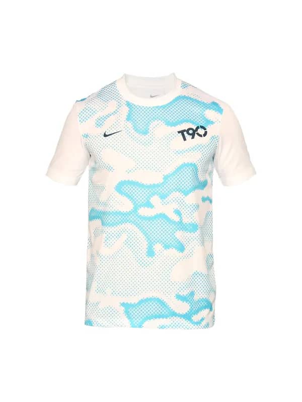 Nike Men's Graphic White Blue T-shirt