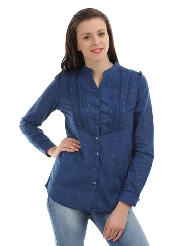 Lee Women Blue Shirt