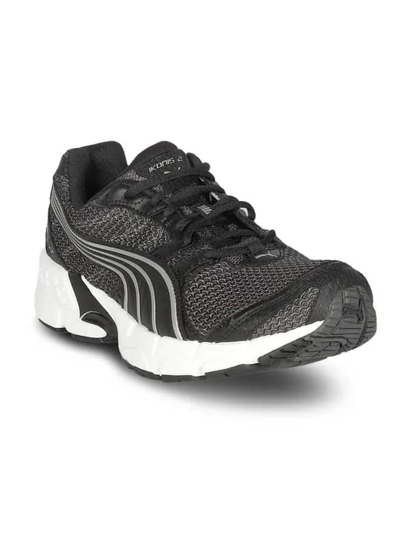 Puma Unisex Ikonis Black Silver Shoe