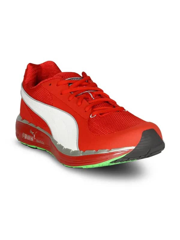 Puma Men Faas Red Silver Green Shoe