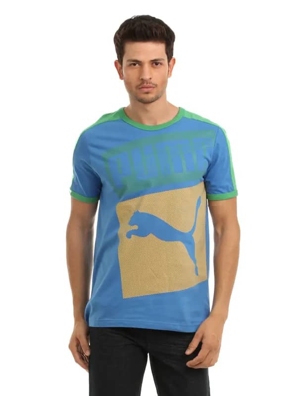 Puma Men Blue Heroes T-shirt