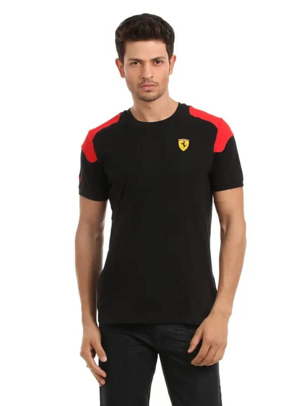 Puma Men Black T-shirt