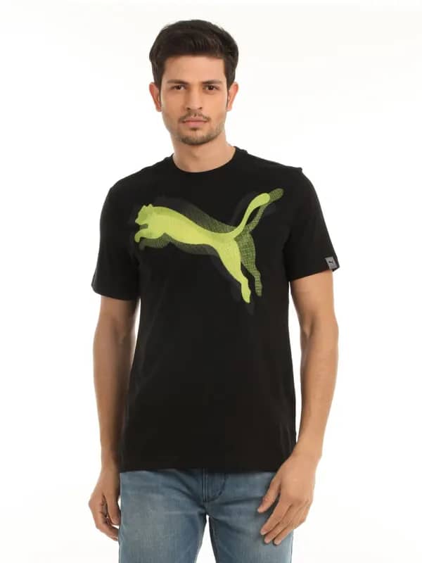 Puma Men Black T-shirt