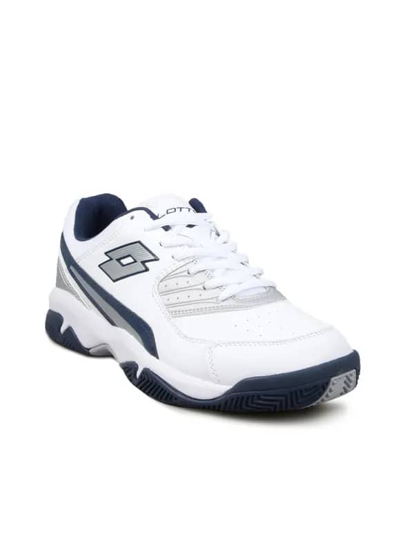 Lotto Men T-Effect III White Blue Shoe