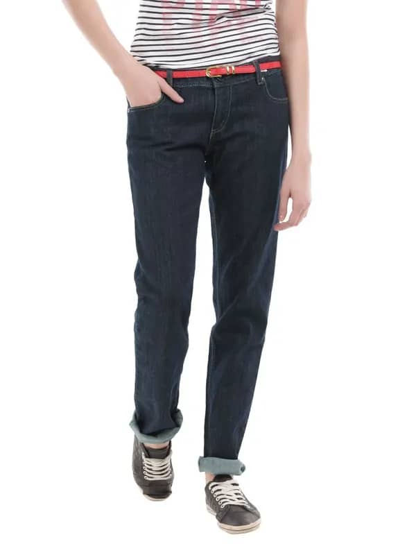 United Colors of Benetton Women Navy Blue Jeans