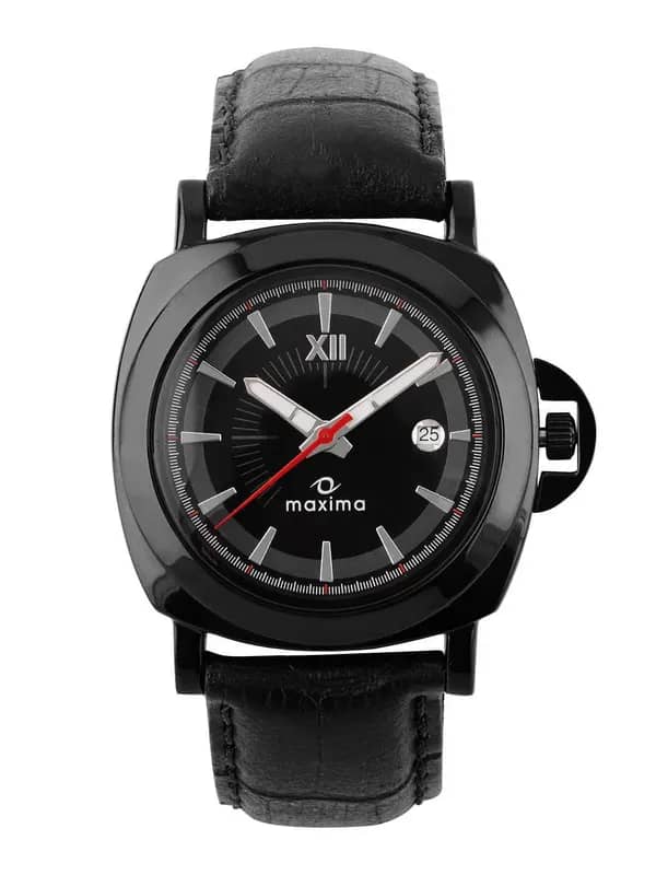 Maxima Attivo Men Black Dial Watch
