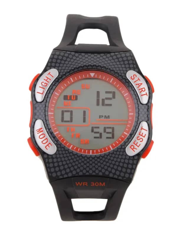 Maxima Men Black Digital Watch