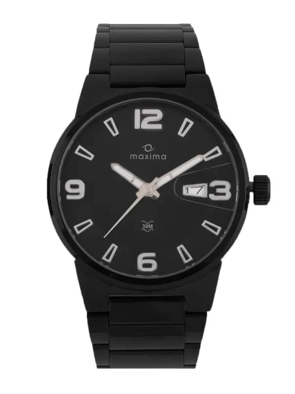 Maxima Men Black Attivo Watch