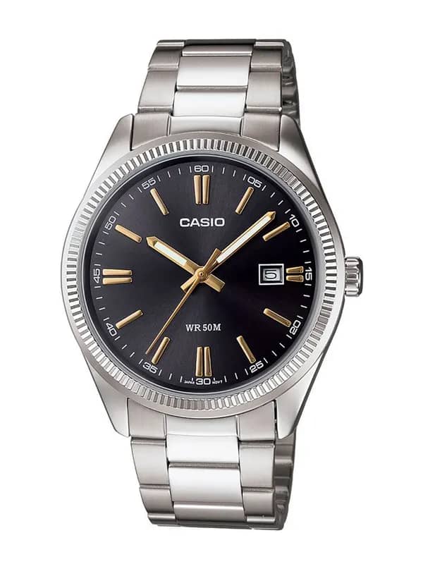 Casio Enticer Men Silver Analogue Watch MTP-1302D-1A2VDF(A487)