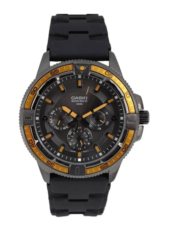 CASIO ENTICER Men Black Dial Watch A513 MTD-1068B-1A2VDF
