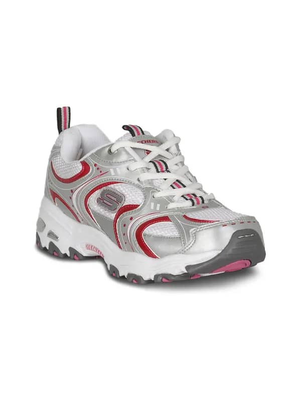 Skechers Women White and Pink Shoe