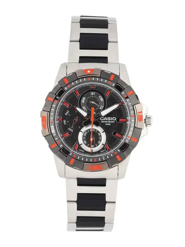 CASIO Enticer Men Black Dial Watch A574 MTD-1071D-1A2VDF