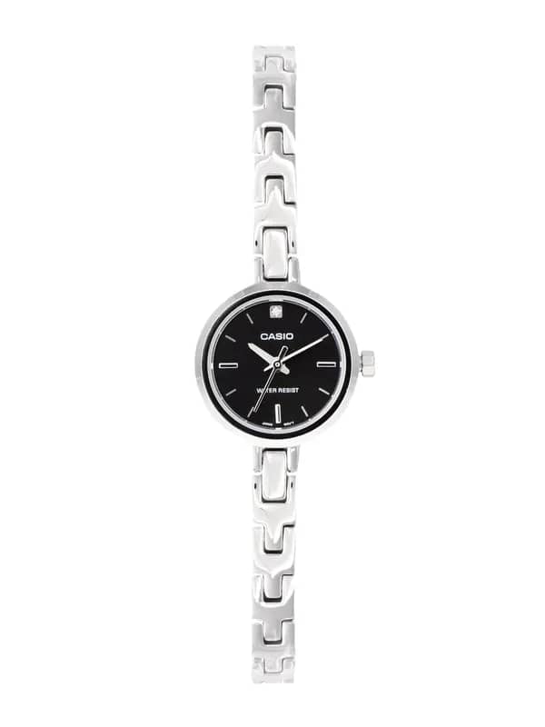 CASIO ENTICER Women Black Dial Analogue Watch A652