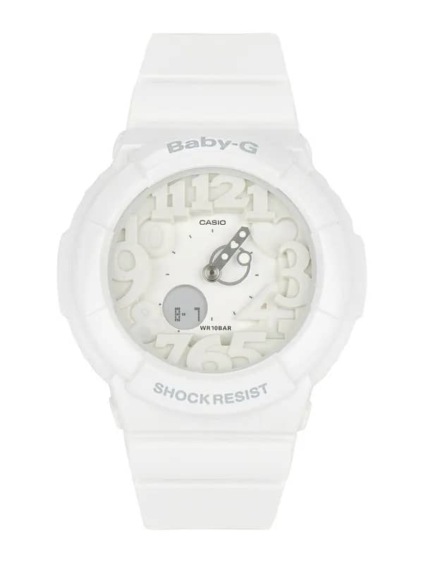 CASIO BABY-G Women White Dial Analogue & Digital Watch BX008