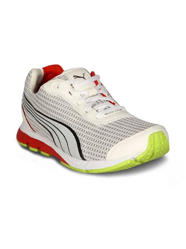 Puma Men's YugoRun White Red Shoe