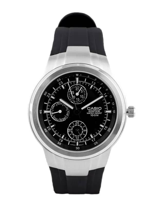 CASIO EDIFICE Men Black Dial Chronograph Watch ED60