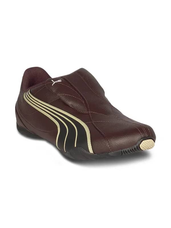 Puma Men's Tergament Black Beige Silver Shoe