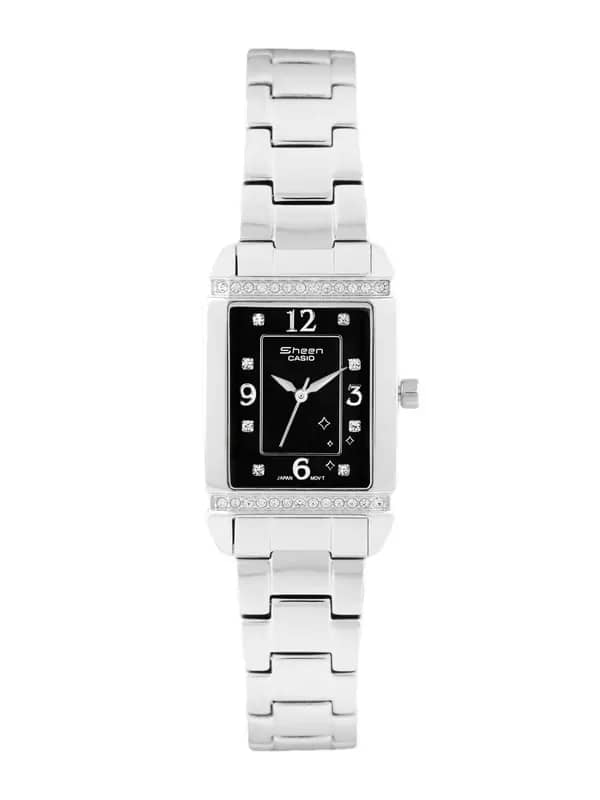CASIO Sheen Women Black Dial Watch SH112