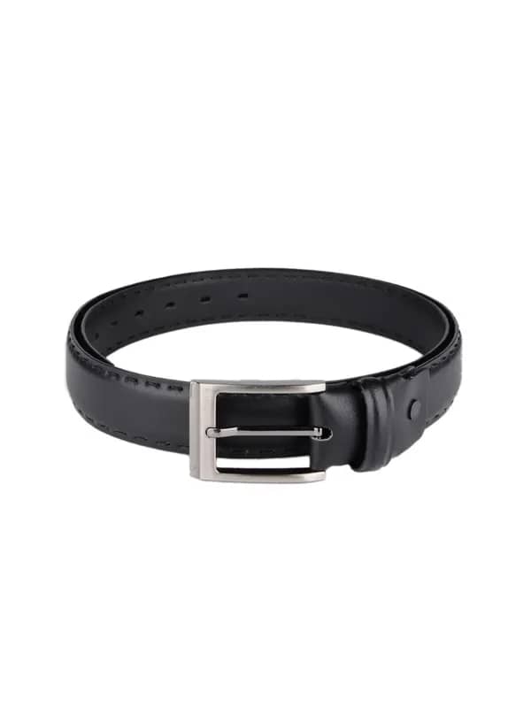 Van Heusen Men Black Handstitched Belt
