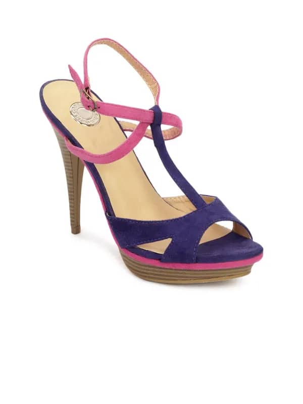 Cobblerz Women Purple & Pink Sandals