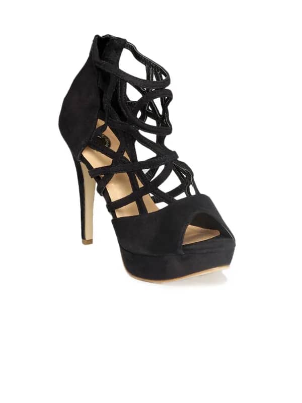 Cobblerz Women Black Heels