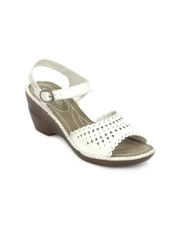Cobblerz Women White Sandals