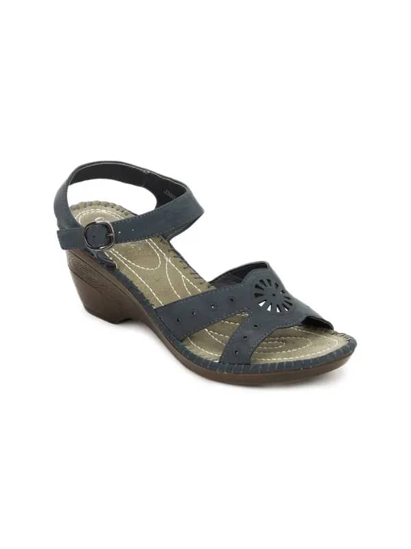 Cobblerz Women Navy Blue Sandals
