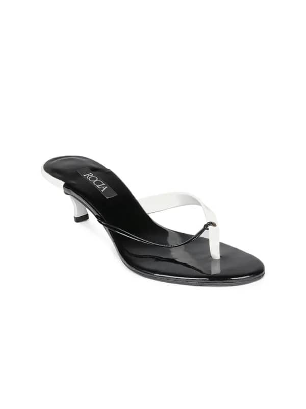 Rocia Women Black & White Sandals