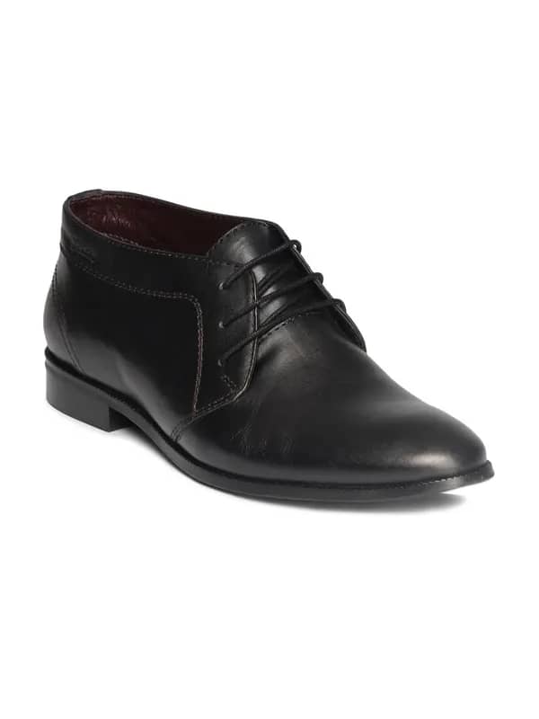 Arrow Men Black Formal Shoes