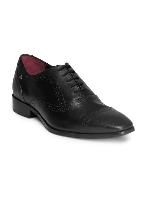 Arrow Men Black Formal Shoes