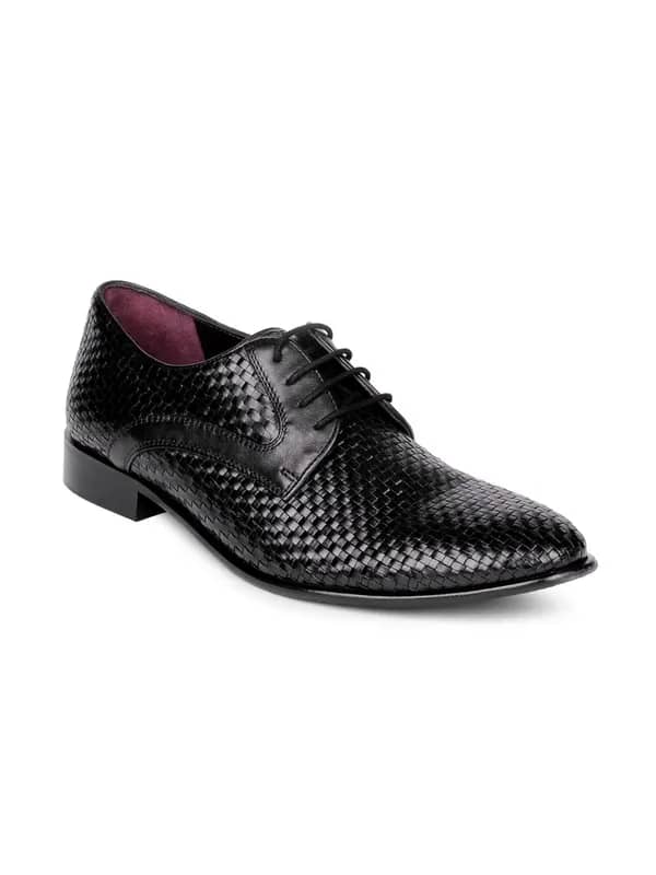 Arrow Men Black Formal Shoes