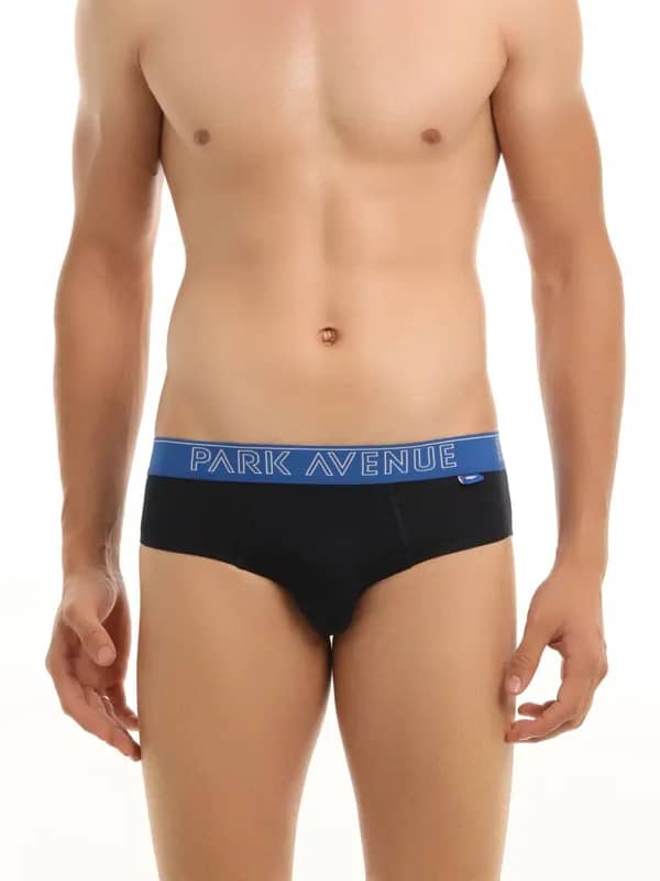 Park Avenue Men Black Swank Briefs