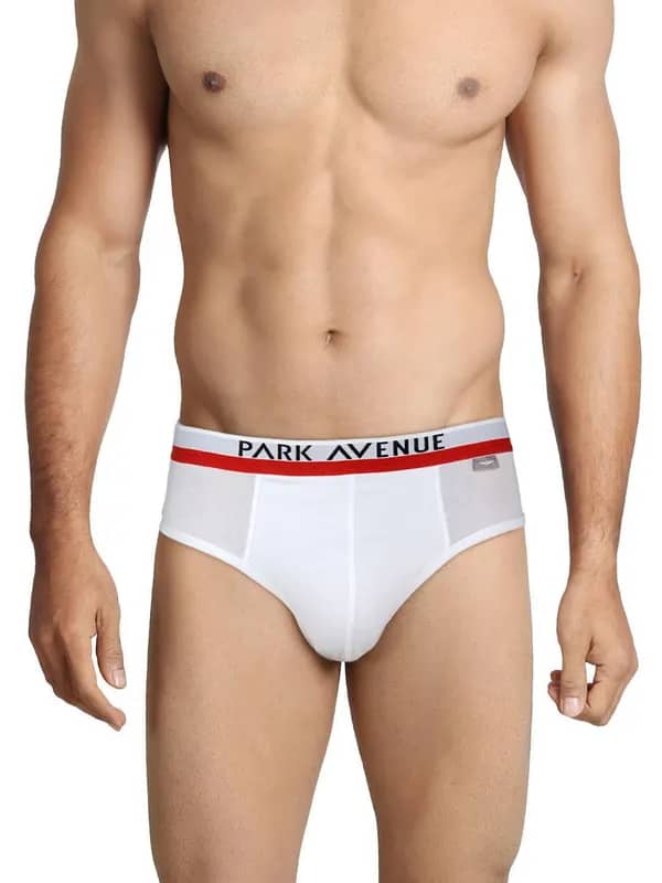 Park Avenue Men White Briefs FB001