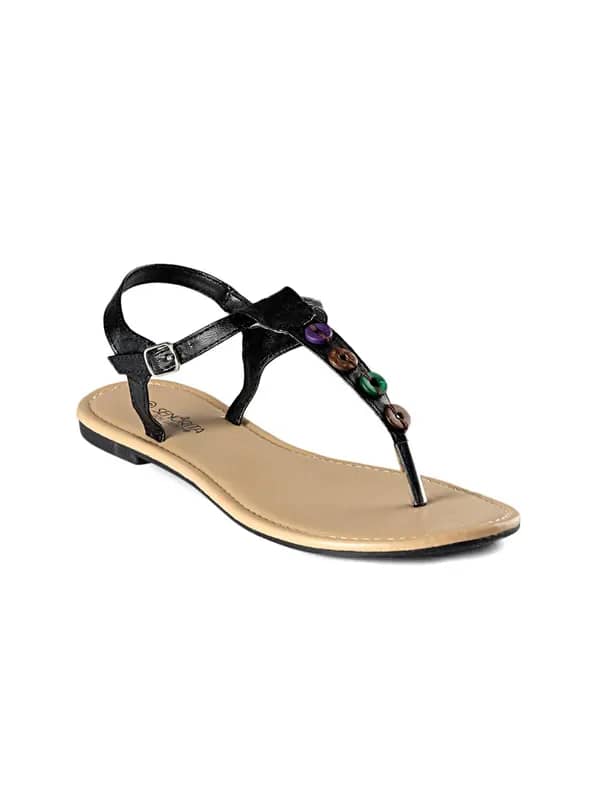 Senorita Women Black Flats