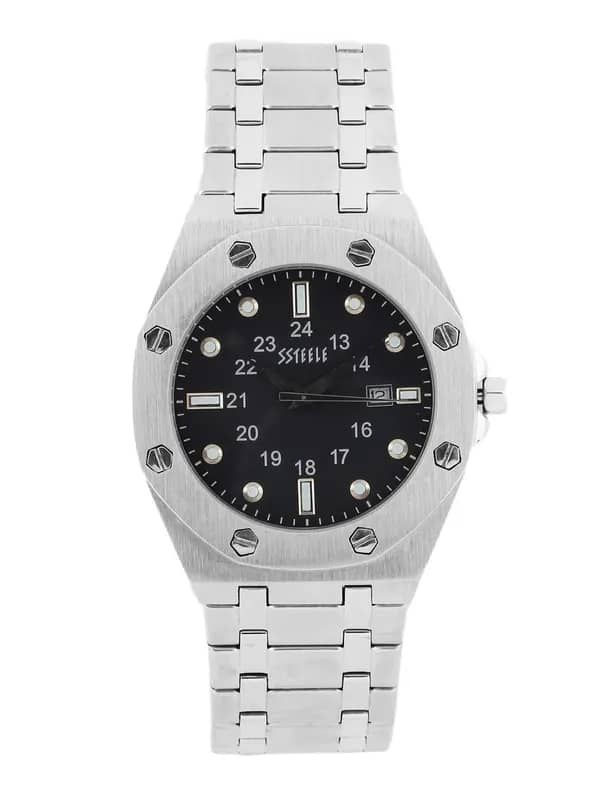 Maxima Men Black Dial Watch