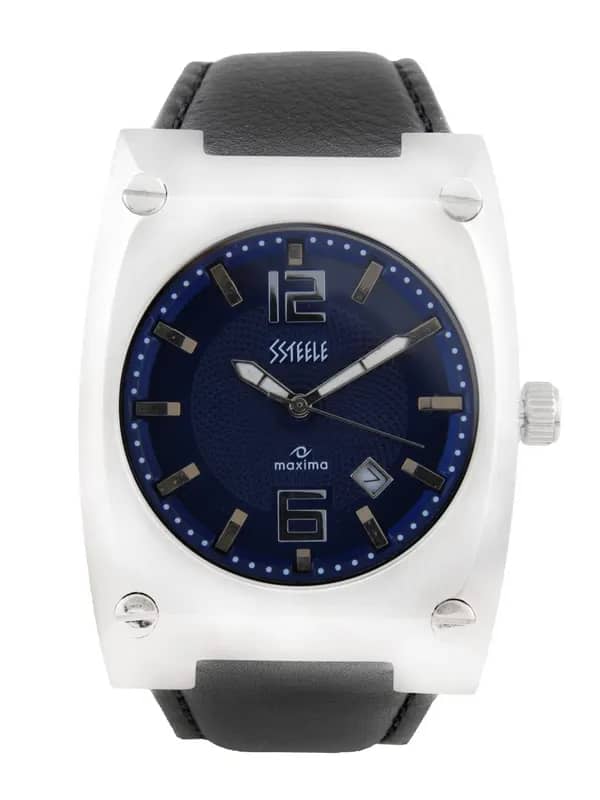 Maxima Men Blue Dial Watch