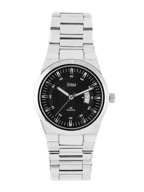 Maxima Men Black Dial Watch