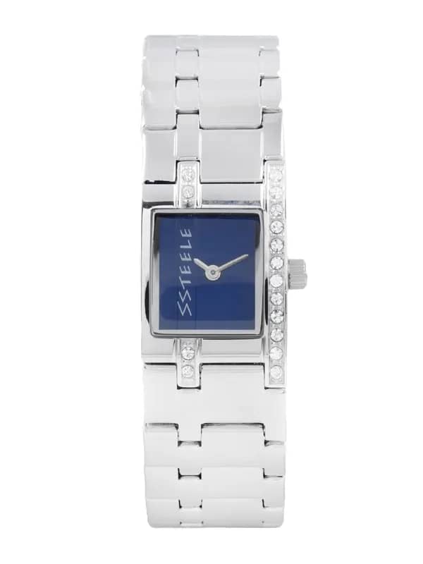 Maxima Women Blue Dial Watch
