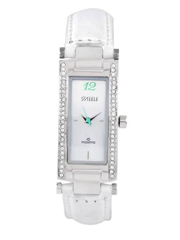 Maxima Women Silver Dial Watch