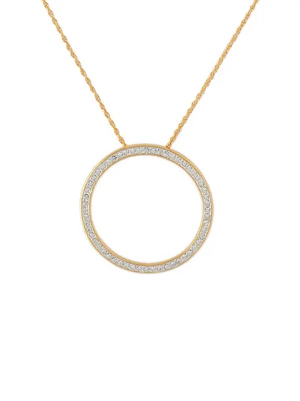 Estelle Women Gold Pendant with Chain