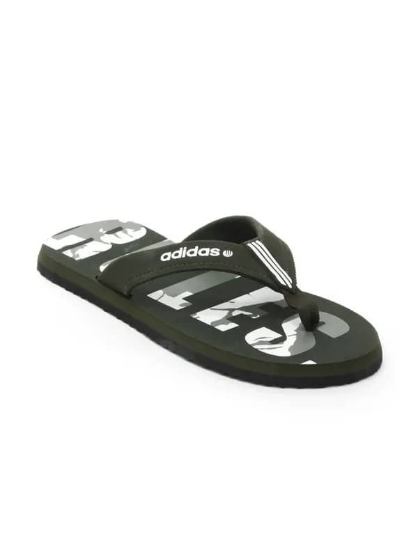 ADIDAS Men Olive Flip Flops