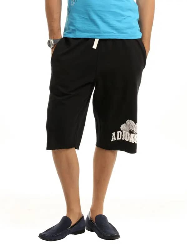 ADIDAS Men Black Shorts