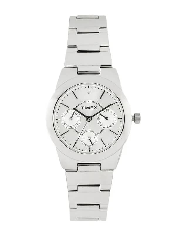 Timex Women Silver-Toned Dial Watch J103